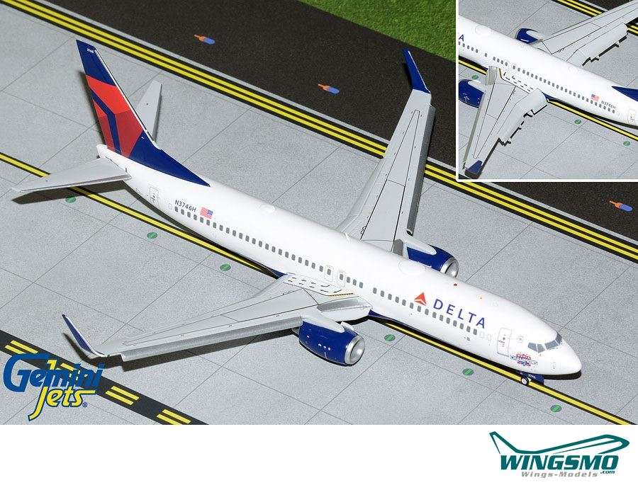 GeminiJets Delta Airlines Boeing 737-800 N3746H Flaps Down Version G2DAL1114F
