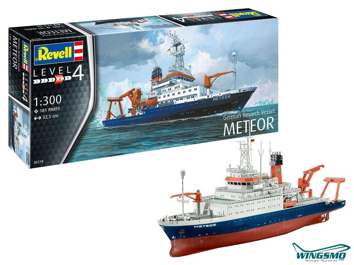Revell Modellbausatz German Research Vessel Meteor 05218