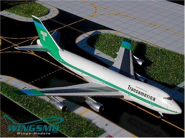 GeminiJets Transamerica Boeing 747-200 1:400 GJTVA226