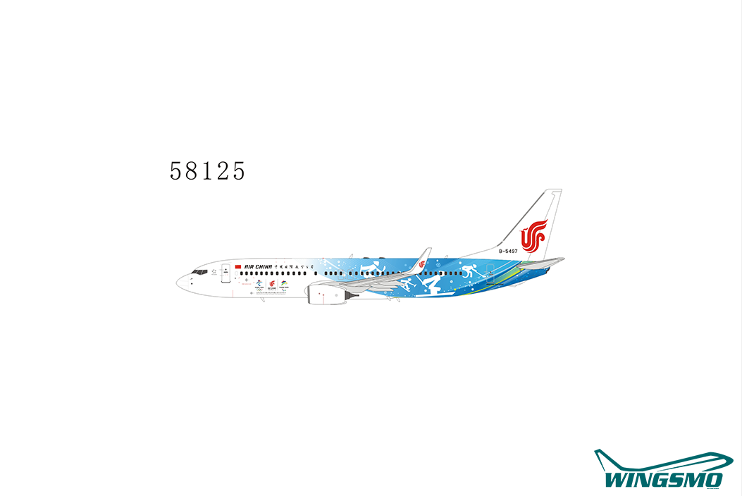 NG Models Air China Boeing 737-800 2022 Beijing Olympic Winter Games cs #2 B-5497 58125