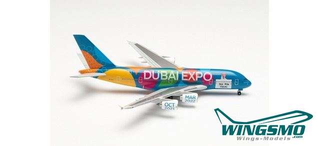 Herpa Wings Emirates Airbus A380 Expo 2020 Dubai - Be Part of the Magic A6-EEU 536288
