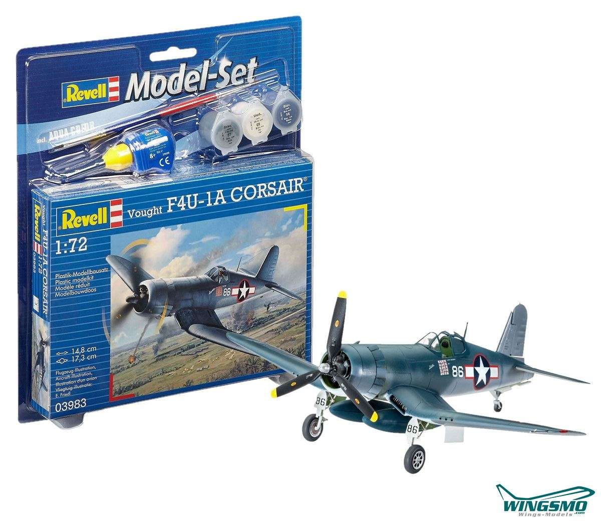 Revell Model Sets Vought F4U-1D Corsair 1:72 63983