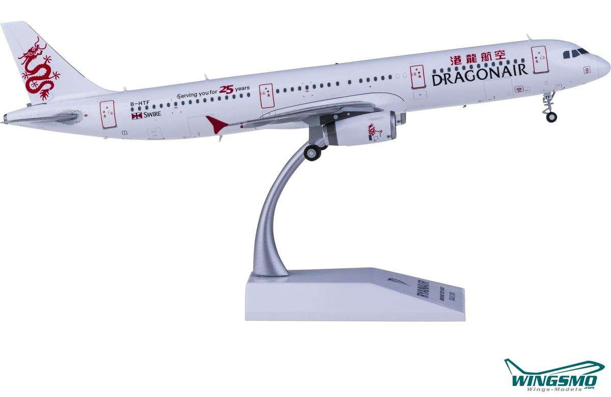 JC Wings Dragonair Serving you for 25 Years Airbus A321 EW2321002