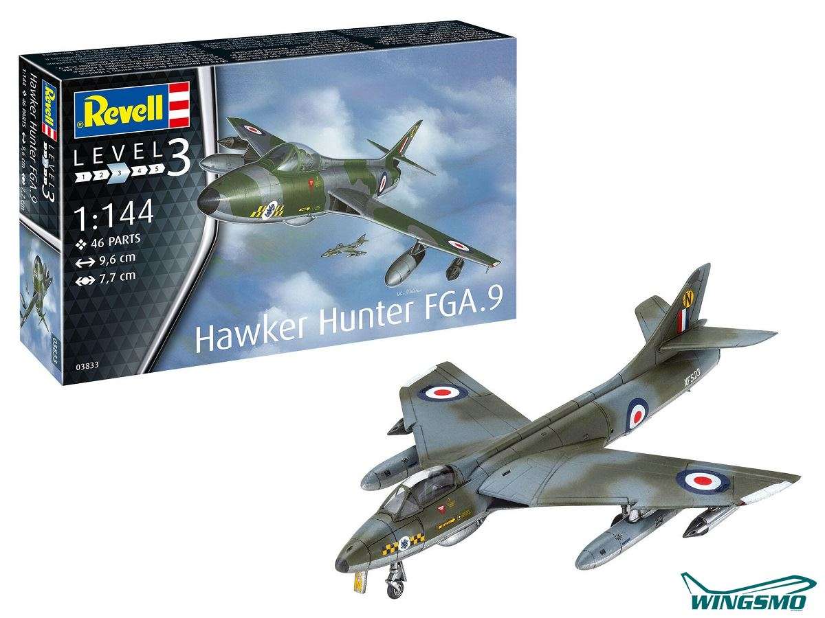 Revell Model Set Hawker Hunter FGA-9 63833