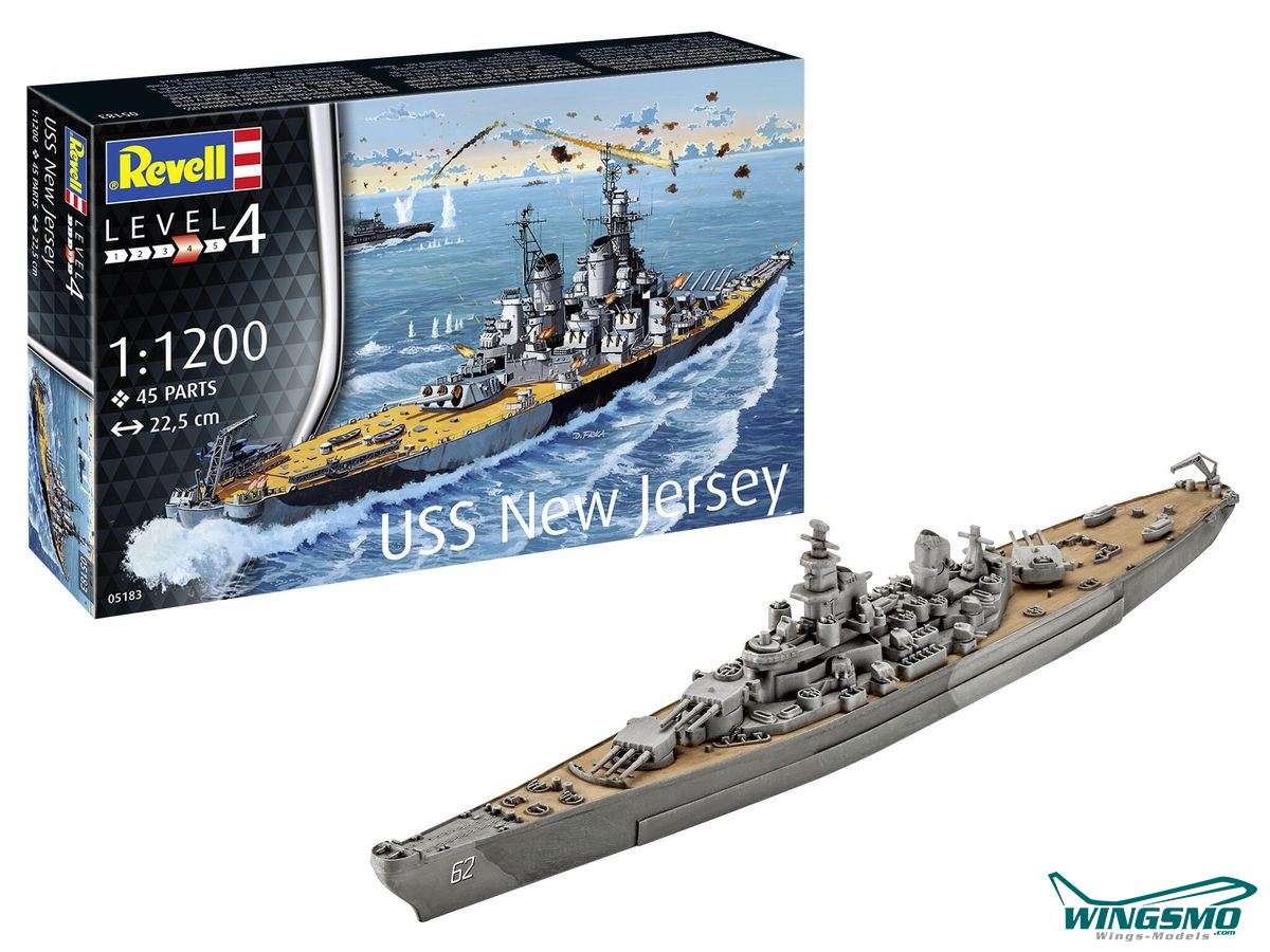 Revell Schlachtschiff USS New Jersey 05183
