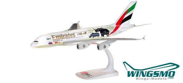 Herpa Wings Emirates Airbus A380 &quot;United for Wildlife&quot; (No.2) 612180 Snap-Fit