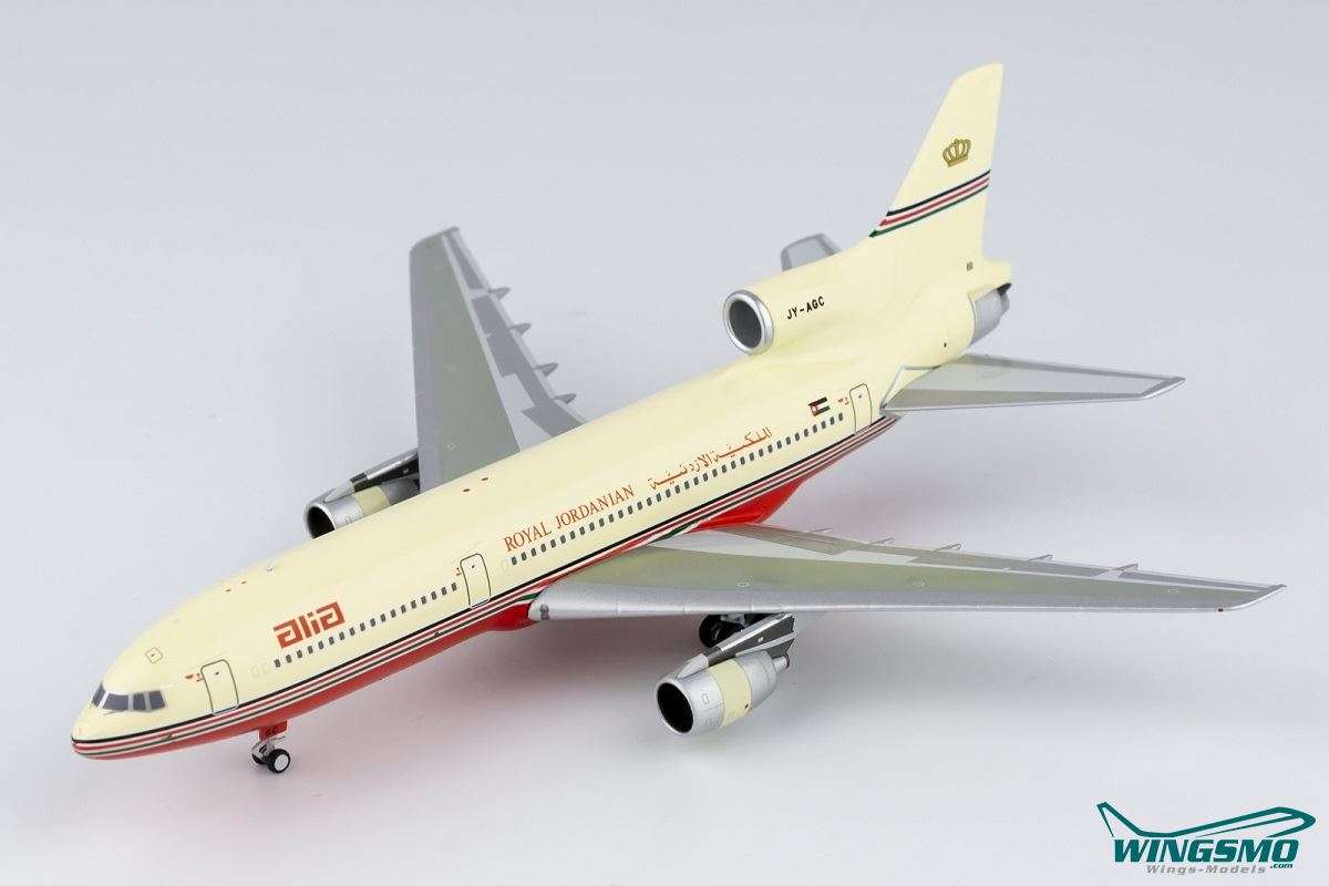 NG Models Alia Royal Jordanian Airlines Lockheed L-1011-500 TriStar JY-AGC 35016