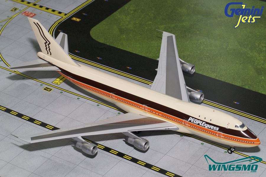 GeminiJets PEOPLExpress Boeing 747-100 1:200 G2PEX695