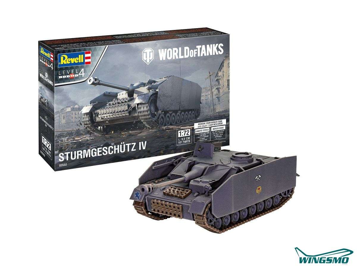 Revell Military World of Tanks Sturmgeschütz IV 03502