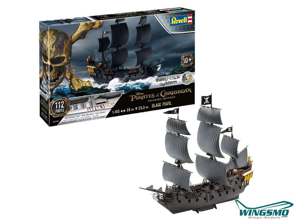 Revell easy-click-system Piratenschiff Black Pearl 1:150 05499