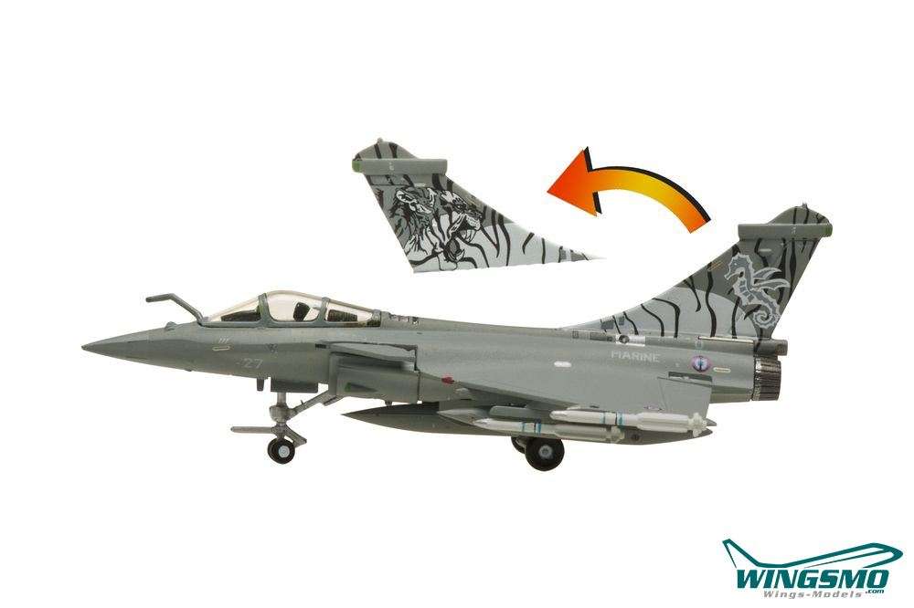 Hogan Wings Rafale M French Navy Tail no. 27 special tail Scale 1:200 LIF60227