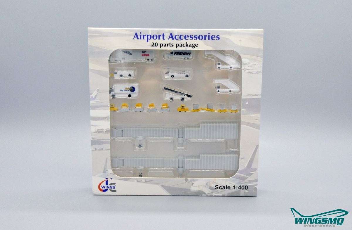 JC Wings Flughafen Accessories 20 Stück JCGSESETA
