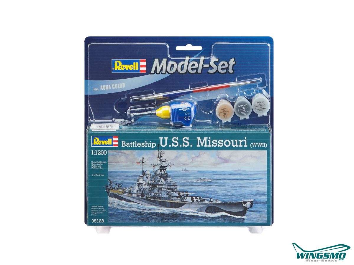 Revell Model Sets Battelship USS Missouri WWII 1:1120 65128