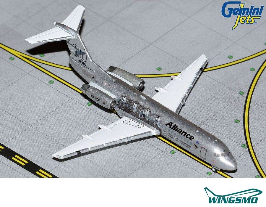 GeminiJets Alliance Airlines Fokker 70 Vickers Vimy 100 Years VH-QQW GJUTY1997