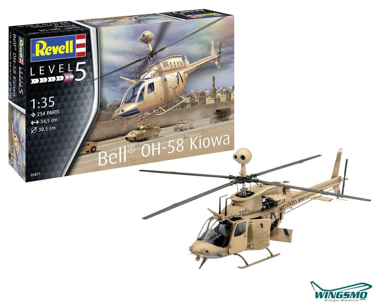 Revell Hubschrauber OH-58 Kiowa 1:35 03871