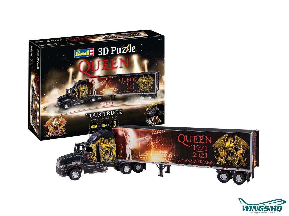 Revell 3D Puzzle Queen Tour Truck 50th Anniversary 00230