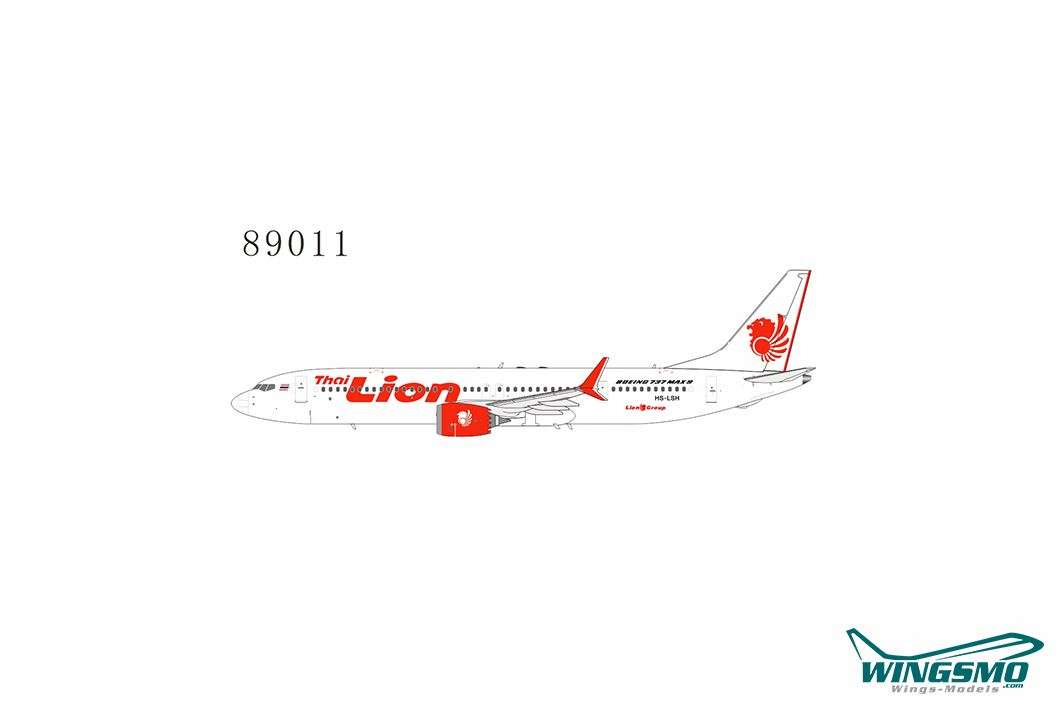 NG Models Thai Lion Air Boeing 737-MAX9 HS-LSH 89011