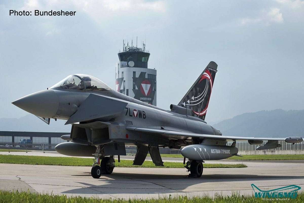 Herpa Wings Austrian Typhoons Austrian Air Force Eurofighter Typhoon Zeltweg Air Base 571210