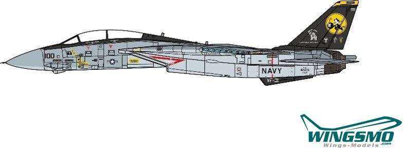 JC Wings U.S. Navy Grumman F-14D JCW-144-F14-006