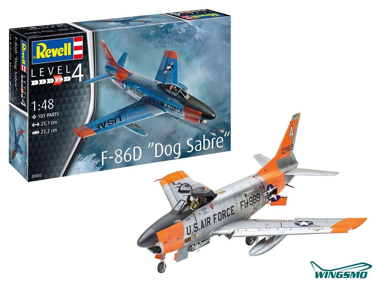 Revell Flugzeuge F-86D Dog Sabre 03832