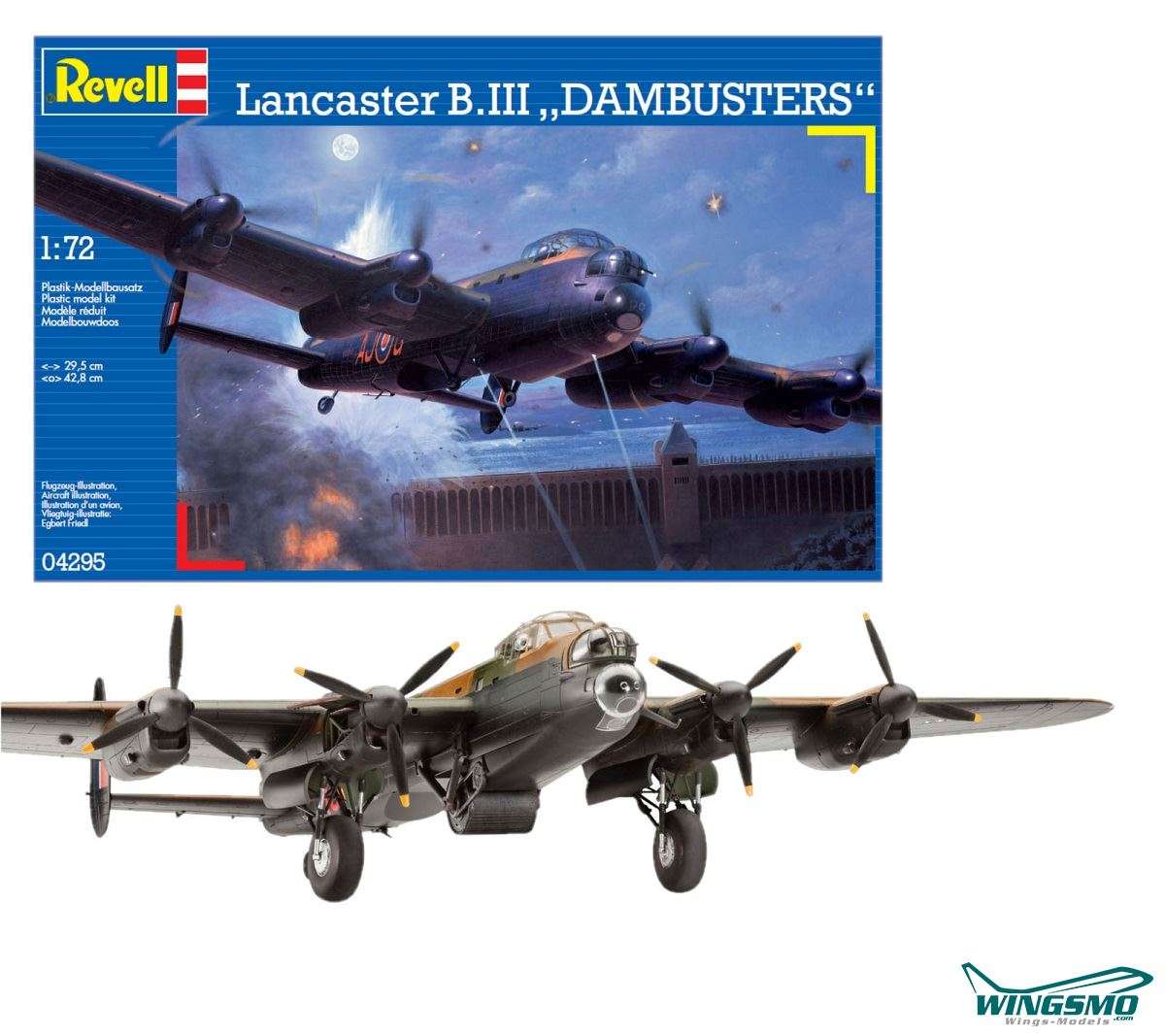 Revell Flugzeuge Lancaster B.III Dambusters 1:72 04295