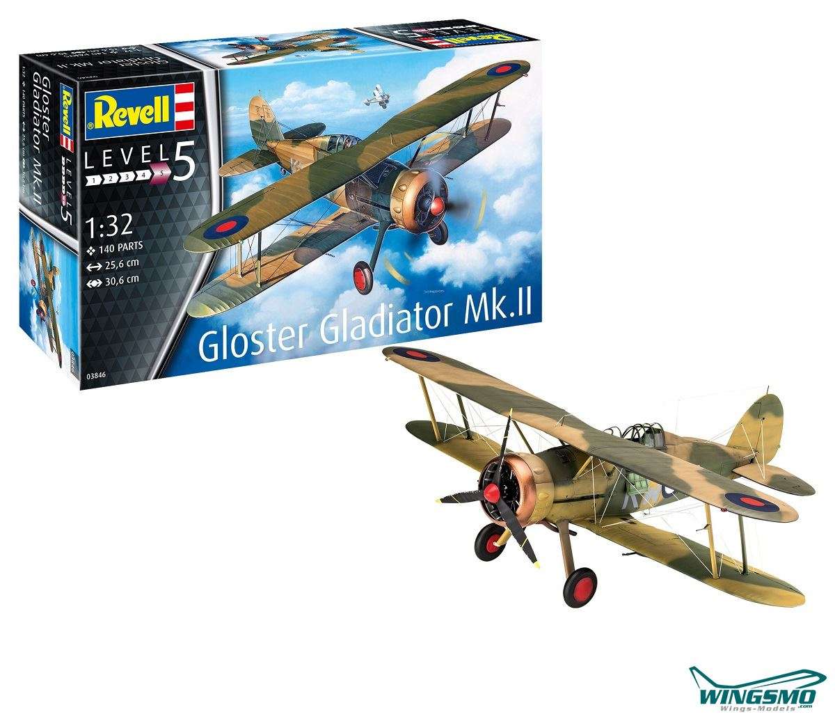 Revell Flugzeuge Gloster Gladiator Mk.II 03846