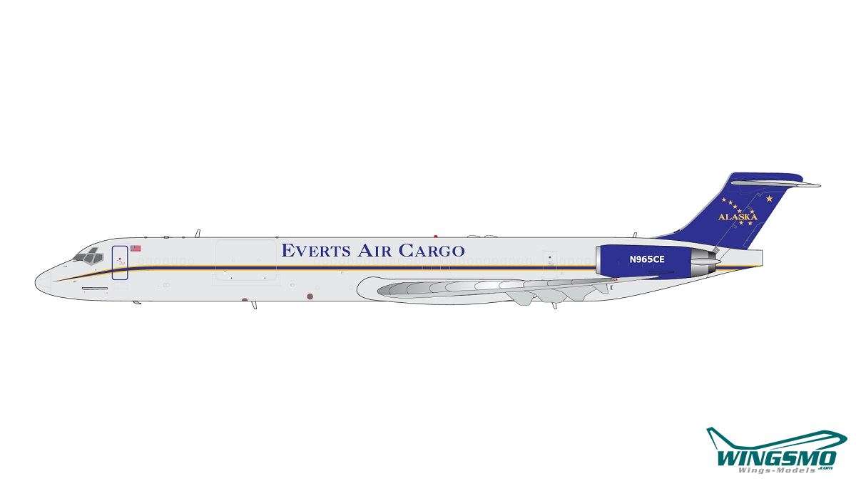 GeminiJets Everts Air McDonnell Douglas MD-80SF N965CE GJVTS2067