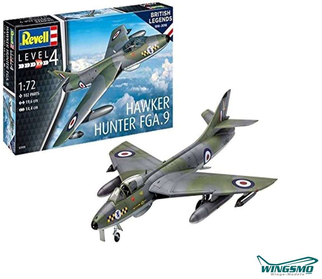 Revell Flugzeuge 100 Years RAF Hawker Hunter FGA 1:72 03908