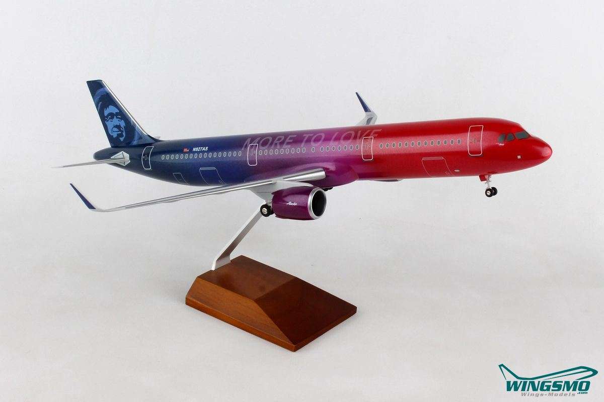 Skymarks Alaska Airlines More to Love Airbus A321neo 1:100 SKR8413