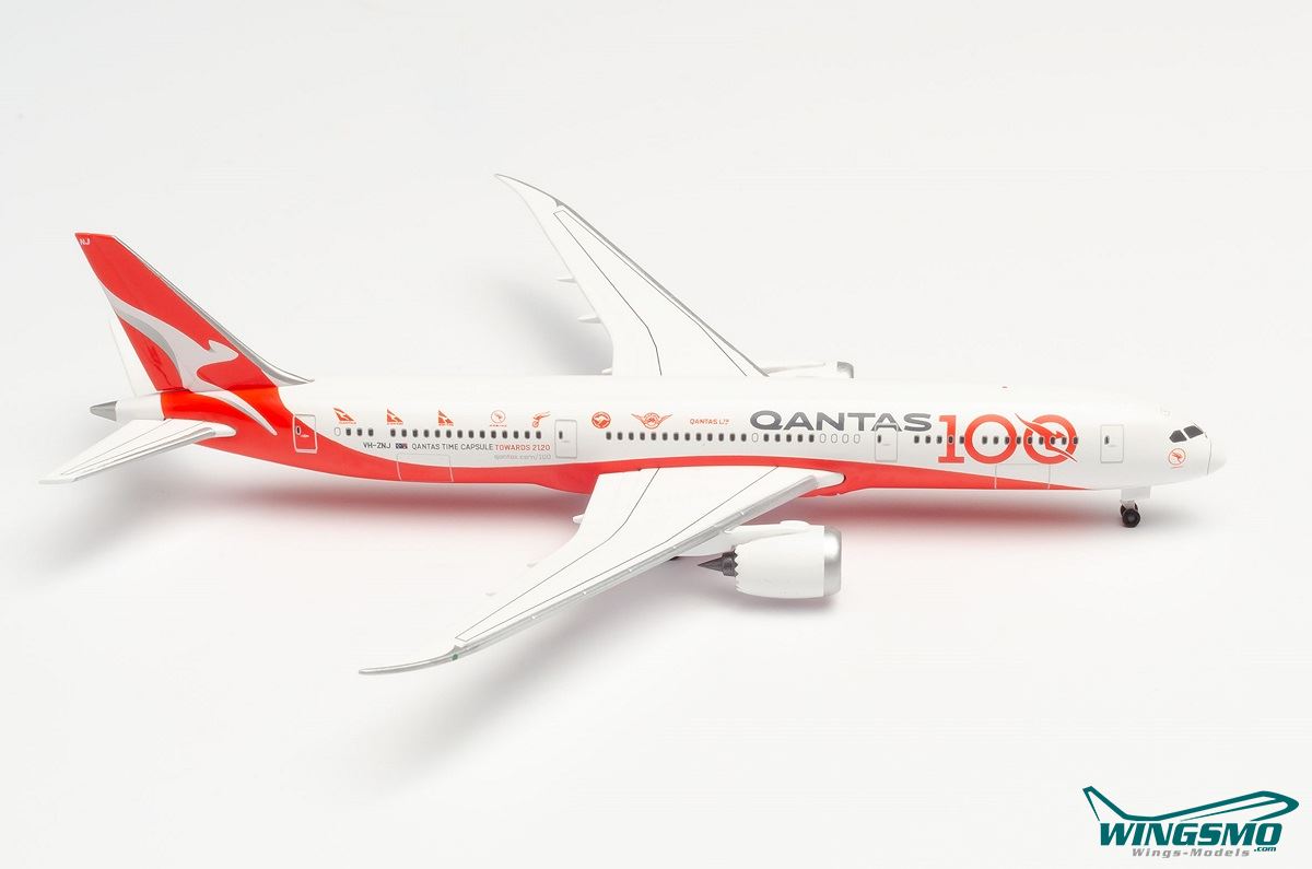100th Anniversary "longreach Herpa Wings 1:500 qantas boeing 787-9 dreamliner