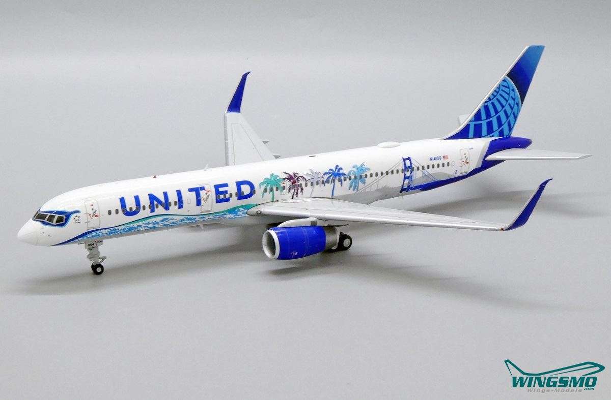 JC Wings United Airlines Her Art Here California Livery Boeing 757-200 LH2268