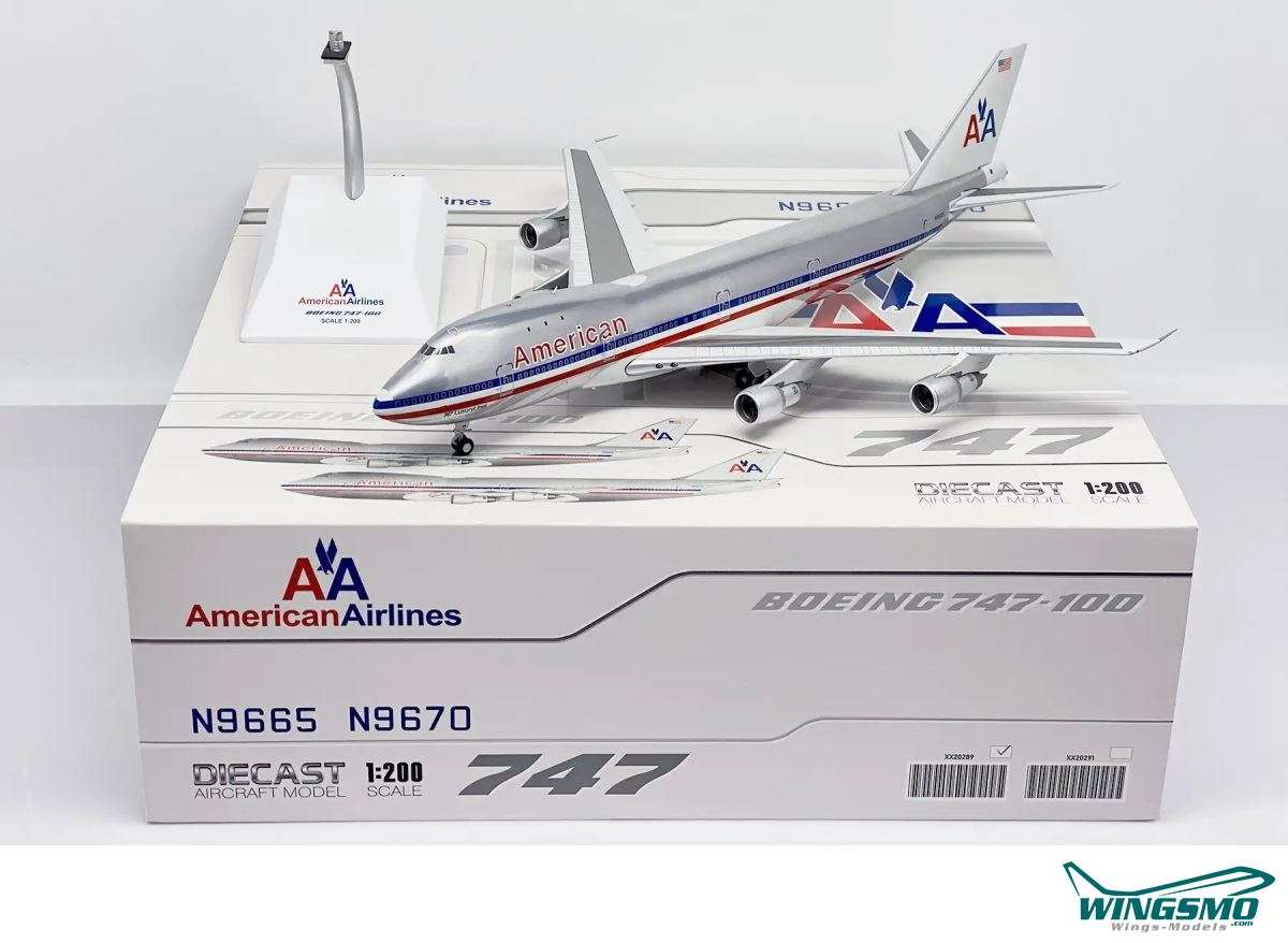 JC Wings American Airlines Boeing 747-100 N9665 XX20289