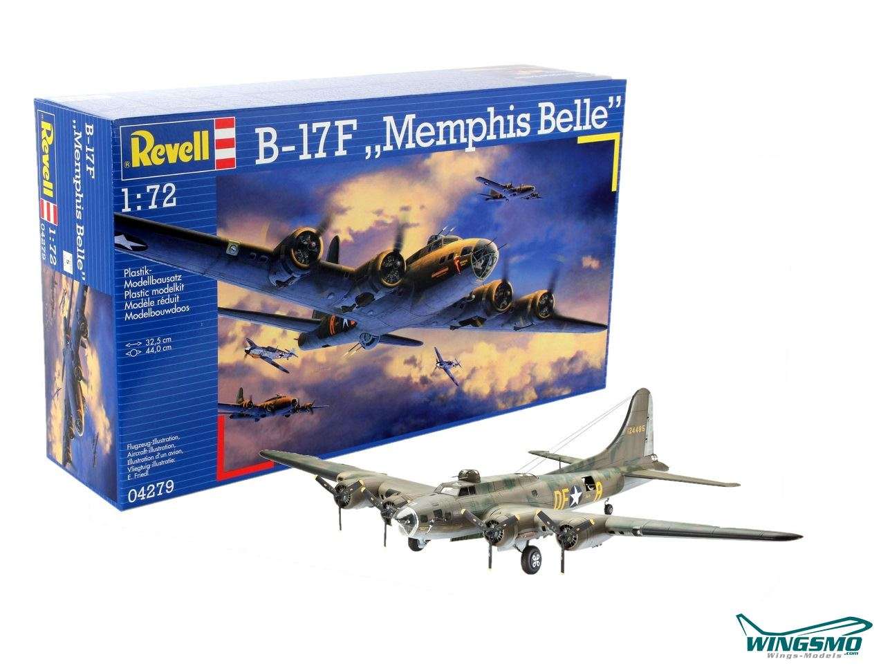 Revell aircraft B17F Memphis Belle 1:72 04279