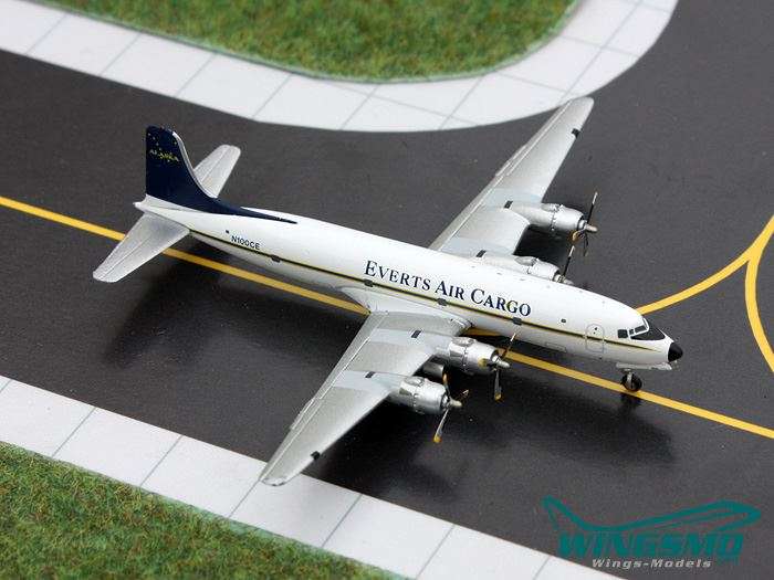 GeminiJets Everts Air Cargo Douglas DC-6 1:400 GJVTS1151