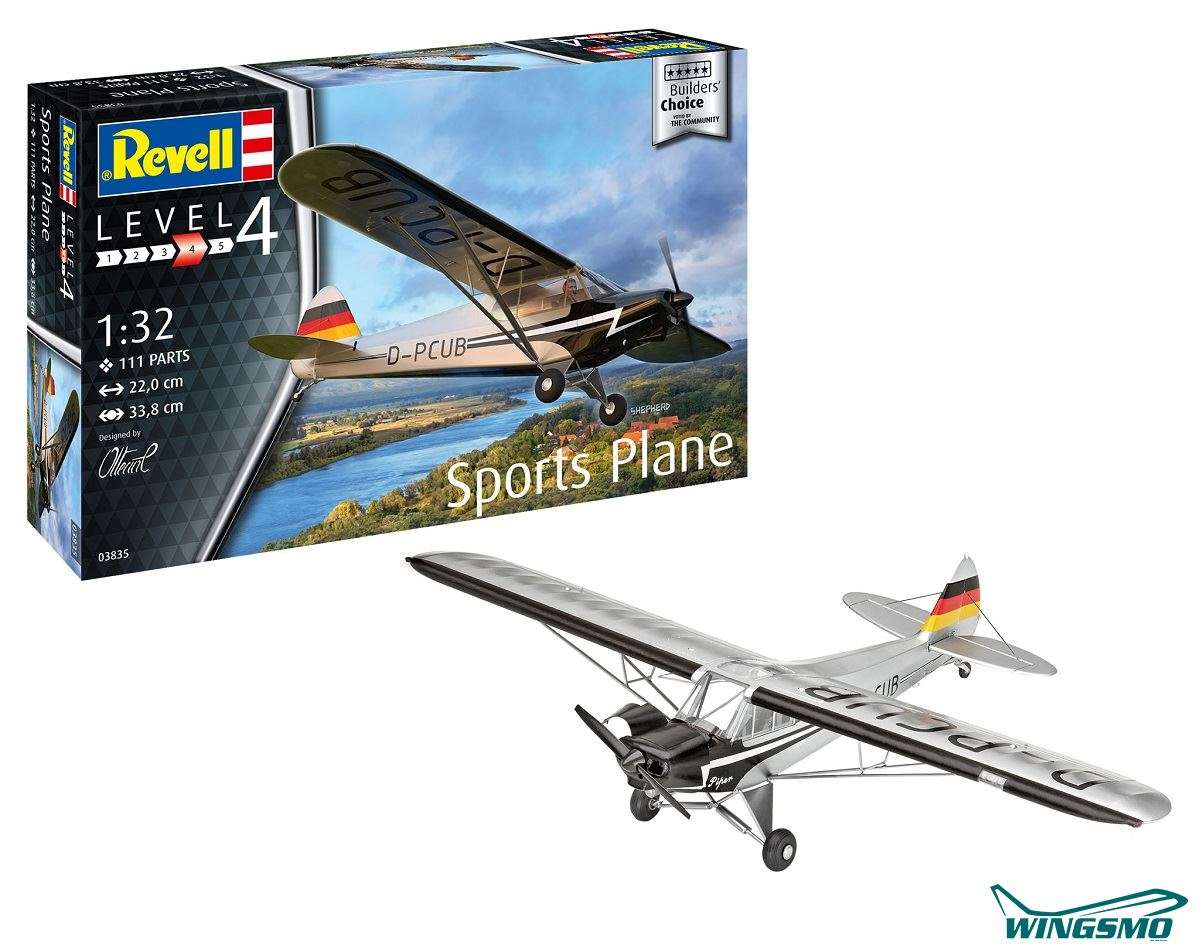 Revell Aircraft Sports Plane Builders Choice 03835