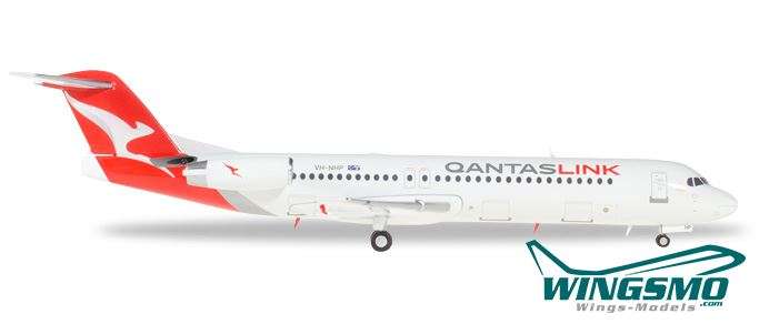 Herpa Wings QantasLink Fokker 100 - VH-NHP 559096