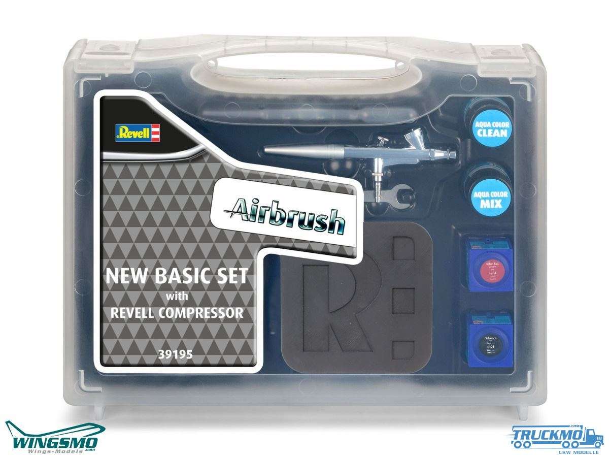 Airbrush Basic Set con compressore Revell 39199