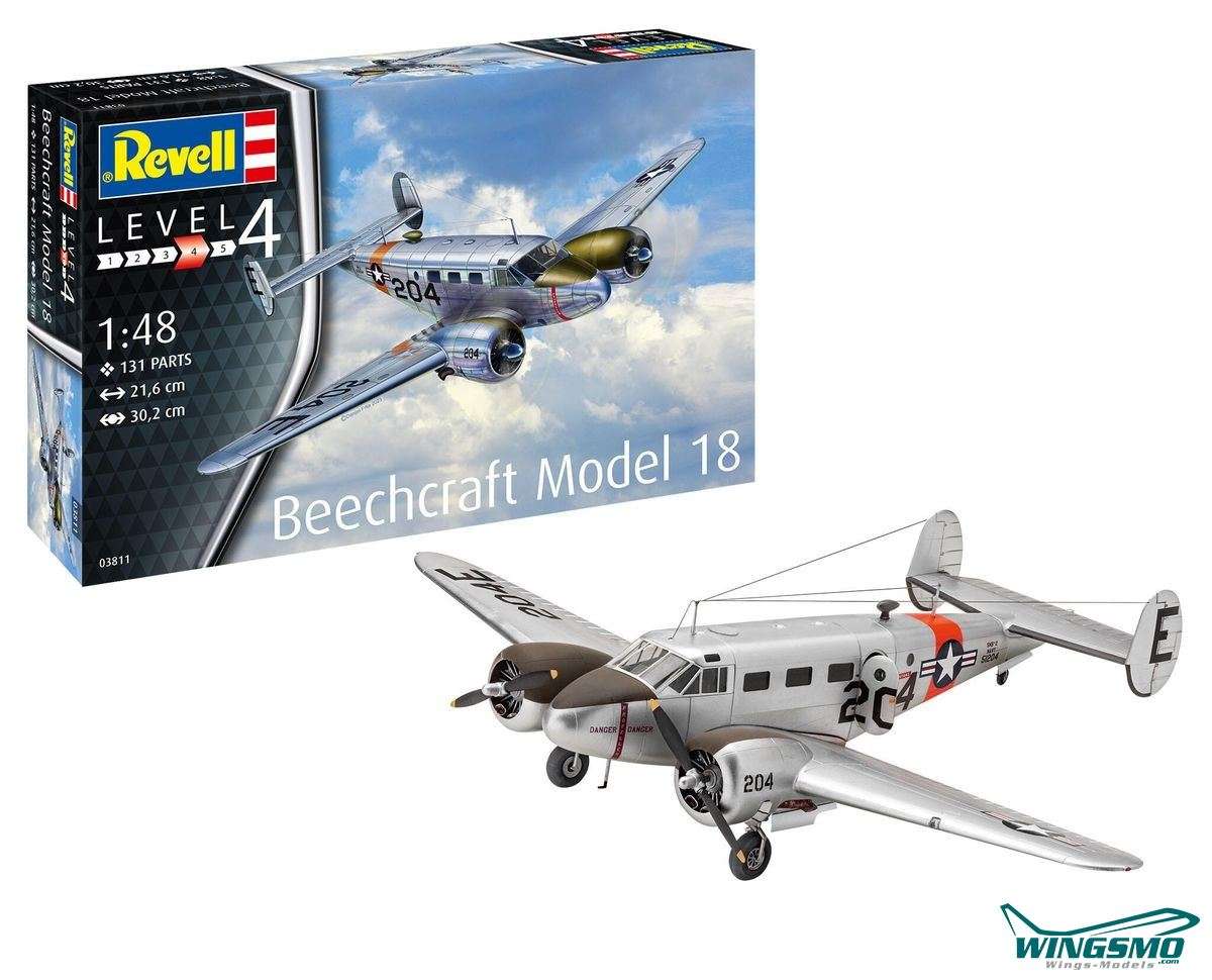 Revell Flugzeuge Beecraft Model 18 03811