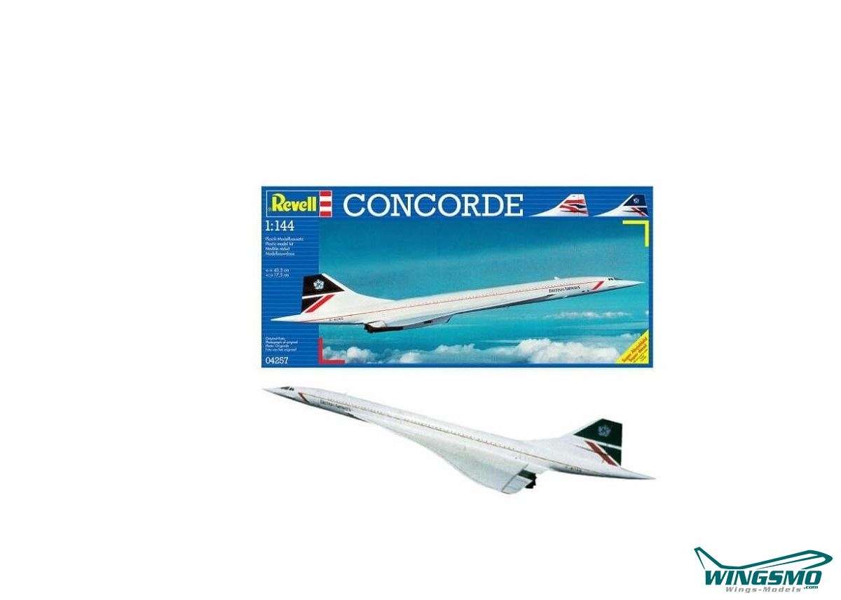 Revell Flugzeuge British Airways Concorde 1:144 04257