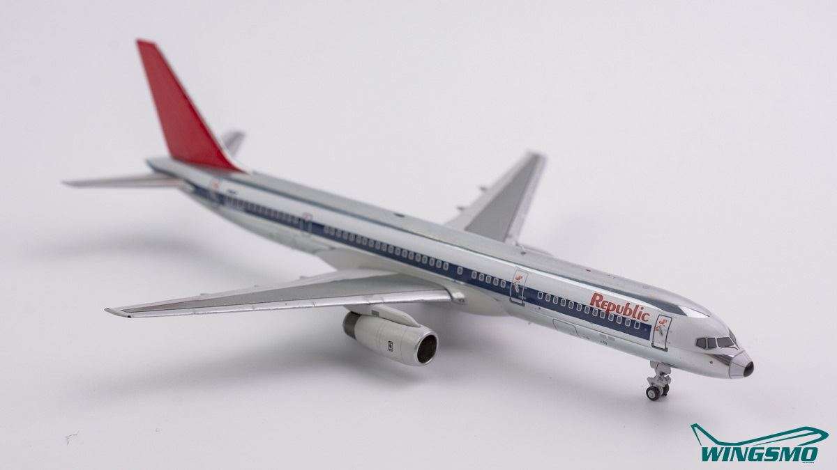 NG Models Republic Airlines Boeing 757-200 NW scheme polished red tail N604RC 53035