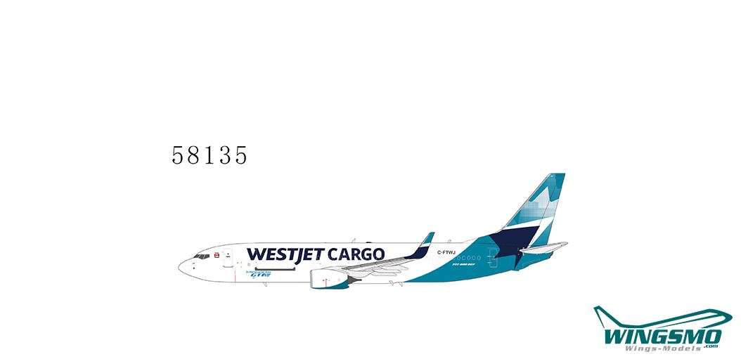 NG Models WestJet Cargo Boeing 737-800BCF/w C-FTWJ 58135