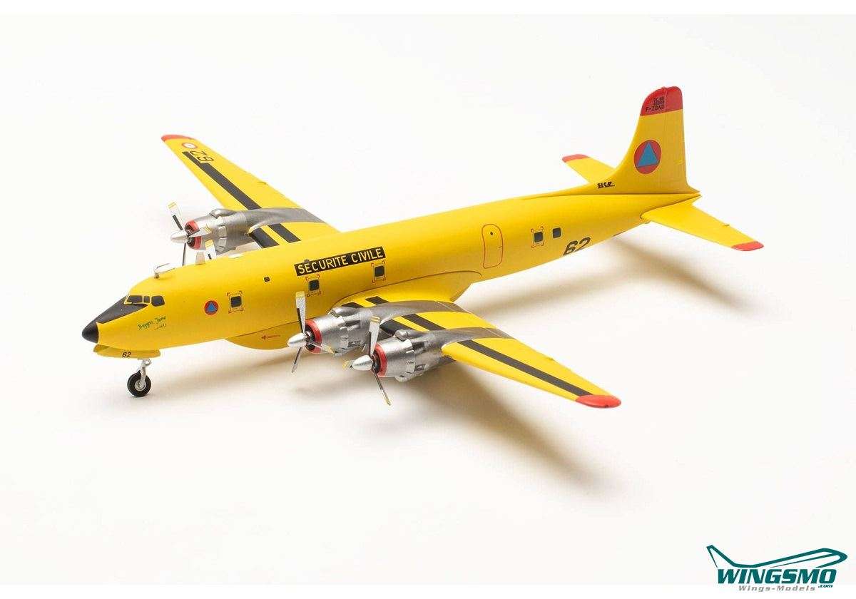 Herpa Wings Securite Civile McDonnell Douglas DC-6 F-ZBAD 572484