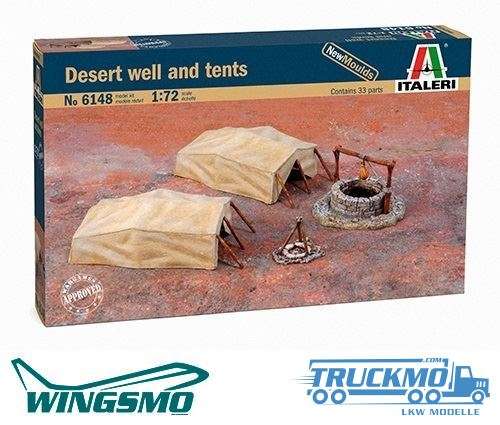 Italeri Desert Campsite Well and Tents 6148
