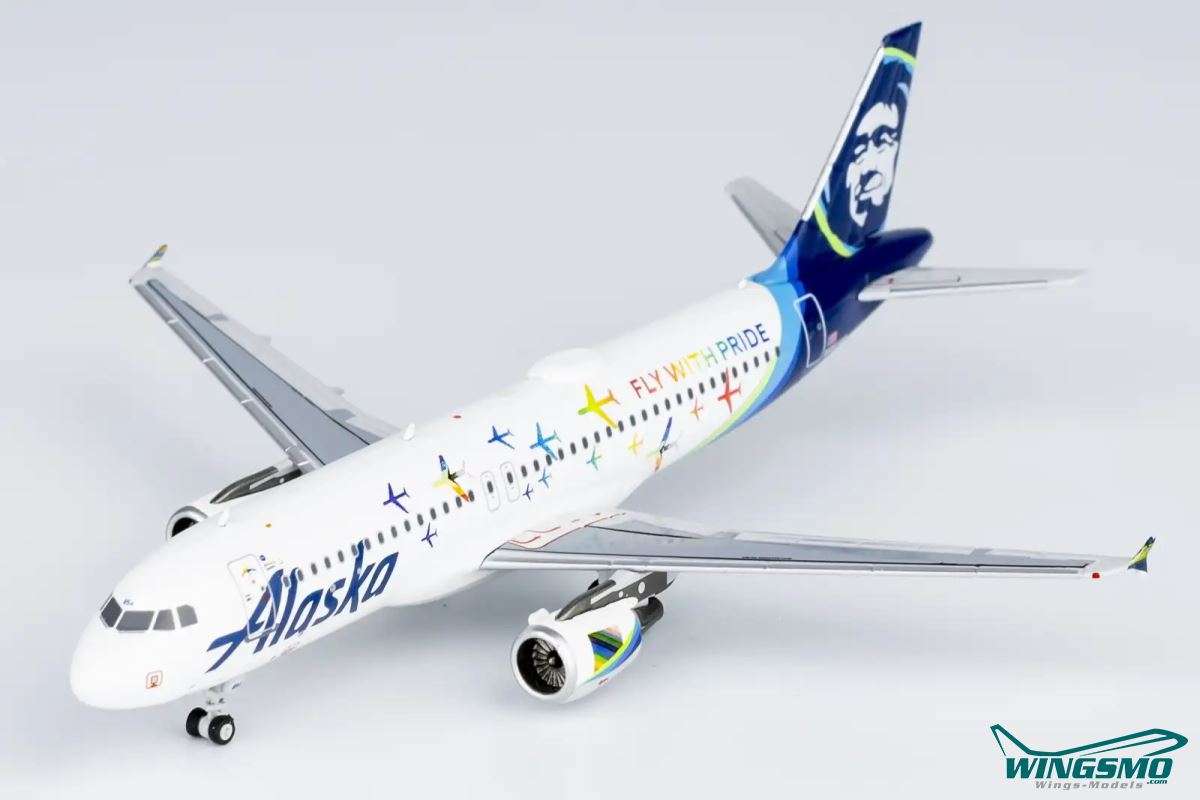 NG Models Alaska Airlines Airbus A320-200 N854VA 15018
