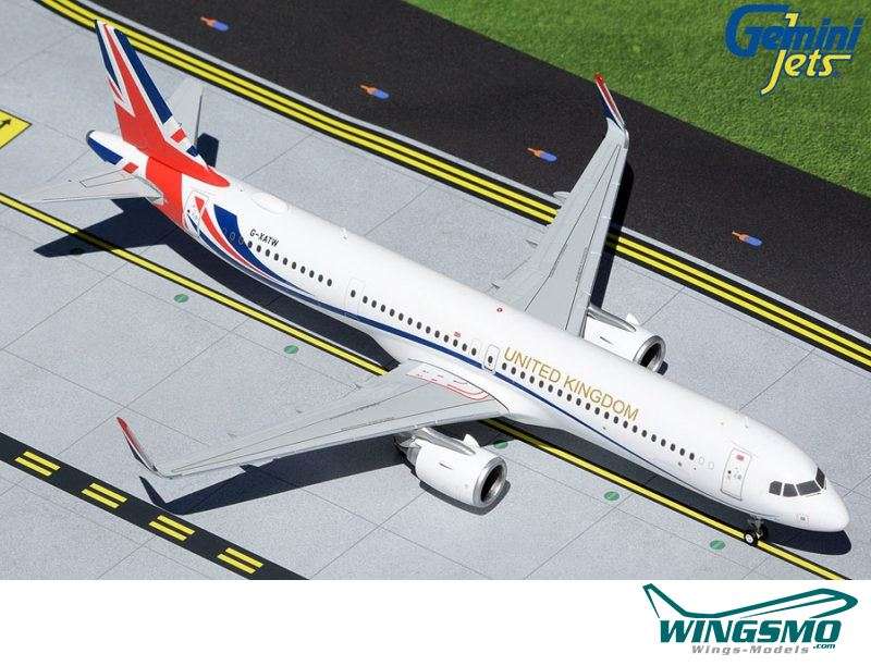 GeminiJets Royal Air Force Titan Airways United Kingdom Airbus A321neo G2RAF1012