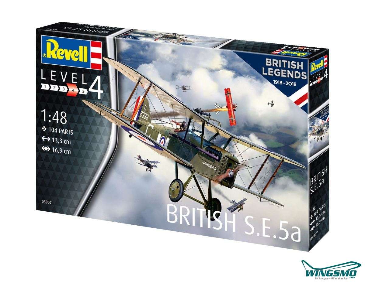 Revell Flugzeuge 100 Years RAF S.E. 5a 1:48 03907