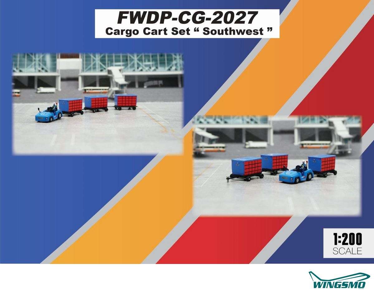 Limox Wings Cargo Set SouthWest Airlines FWDP-CG-2027