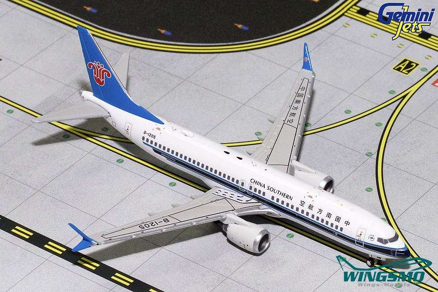 GeminiJets China Southern Airlines Boeing 737 MAX8 1:400 GJCSN1710