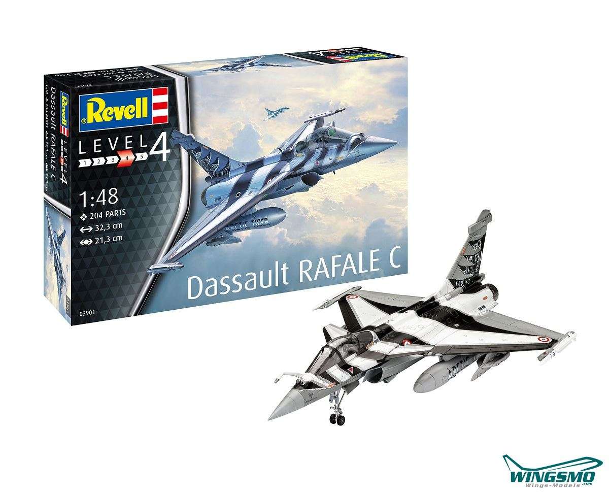 Revell Flugzeuge Dassault Aviation Rafale C 1:48 03901