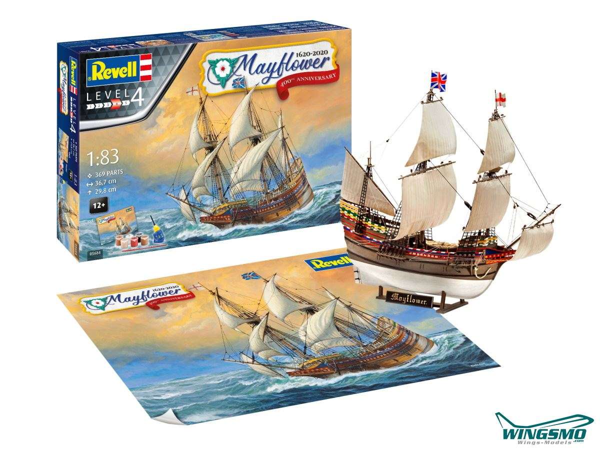 Revell gift sets Mayflower 400th Anniversary 1:83 05684
